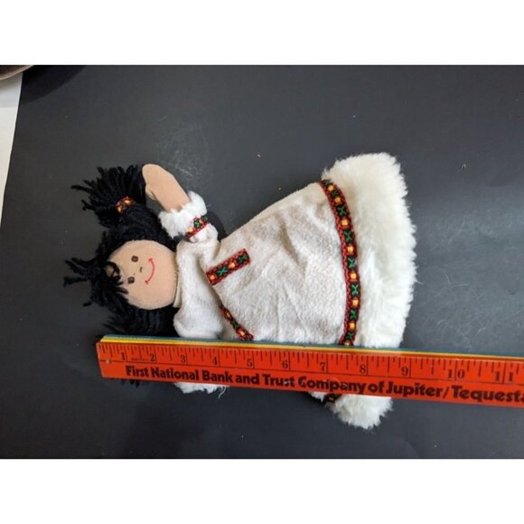 Topsy Turvy My Lil Alaska Eskimo Plush Doll Souvenir Reversible 2 in 1 9" - Picture 7 of 7